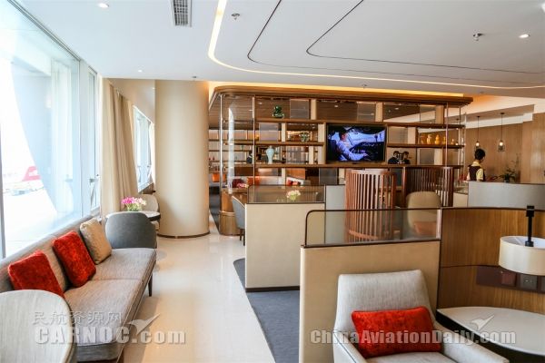 海南航空海翼堂國(guó)際貴賓室。海航供圖 海南航空海翼堂國(guó)際貴賓室。海航供圖
